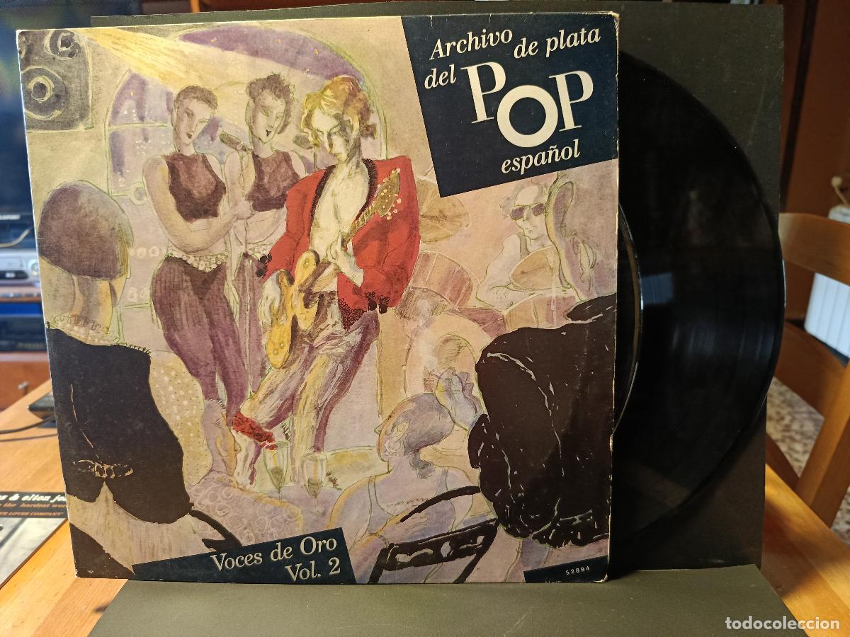 Discos de vinilo: DOBLE LP DE VOCES DE ORO. VOL. 2. JOSE LUIS PERALES. JUAN PARDO. ARCHIVO PLATA POP ESPA&Ntilde;OL PEPETO