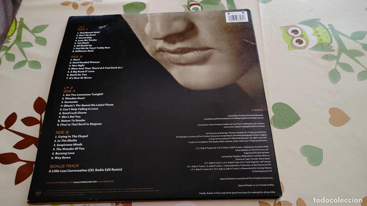 Discos de vinilo: ELVIS PRESLEY-LP DOBLE 30 HITS-GATEFOLD - Foto 4