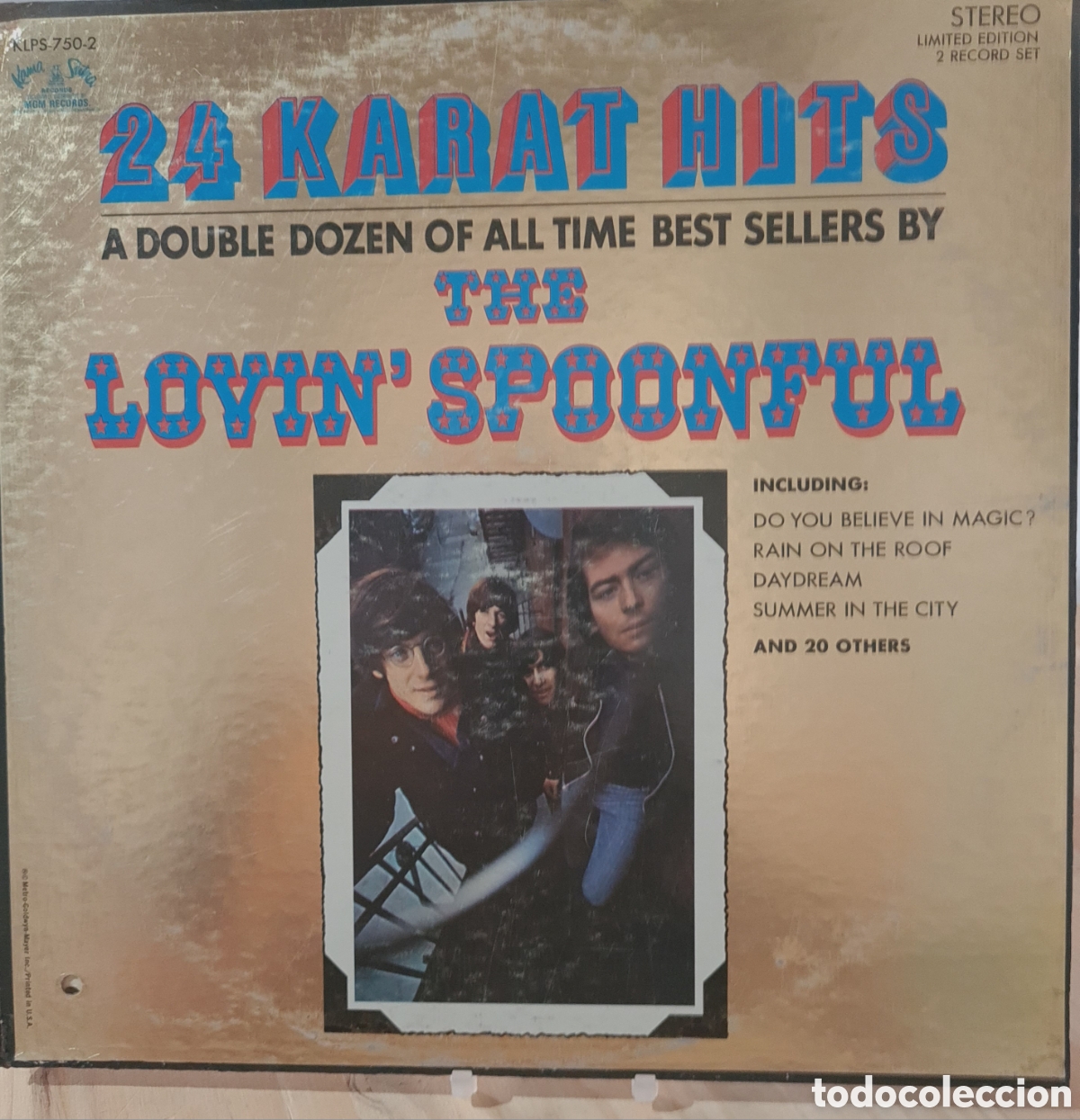 Discos de vinilo: LOVIN' SPOONFUL * 24 KARAT HITS.album doble