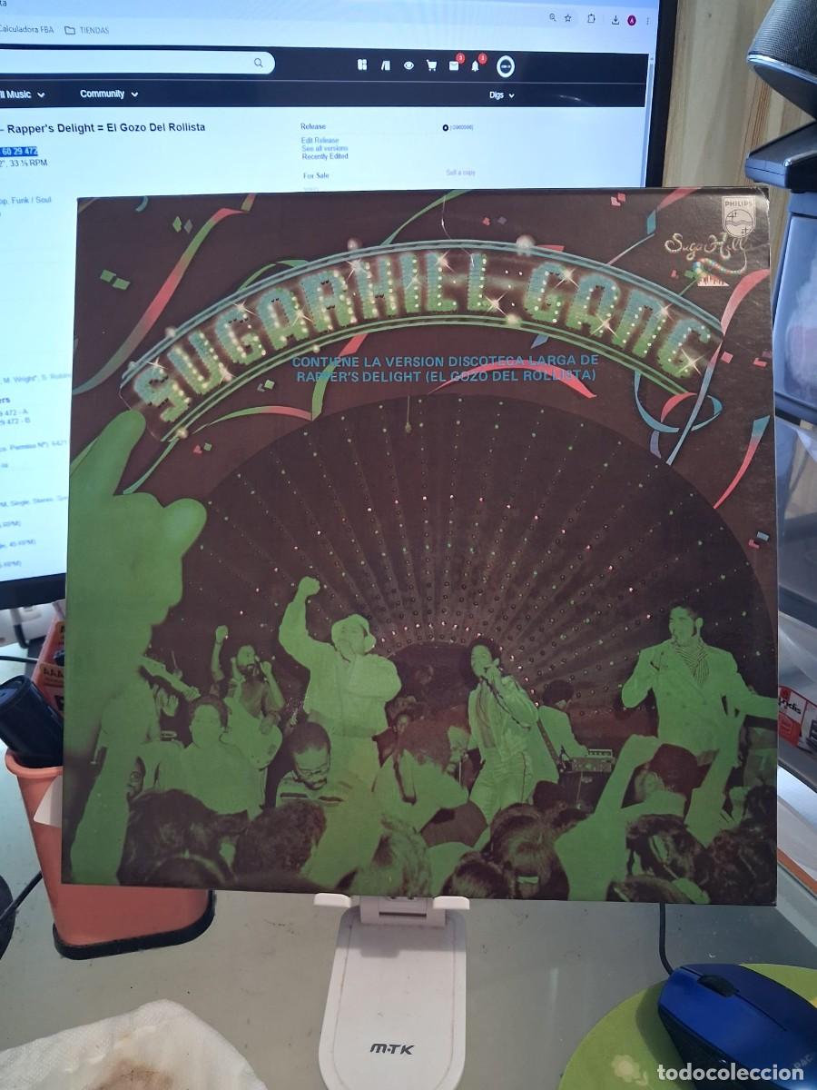 Discos de vinilo: Sugarhill Gang &ndash; Rapper's Delight = El Gozo Del Rollista - 12&rdquo; - 1980 - Spain - Philips &ndash; 60 29 472