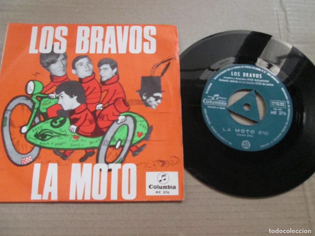 Discos de vinilo: LOS BRAVOS - La Moto / La Primera Amistad. Single ed espa&ntilde;ola 7&rdquo; Tricenter 1966. Muy buen estado VG+