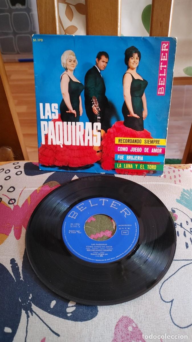 Discos de vinilo: LAS PAQUIRAS-EP COMO JUEGO DE AMOR +3