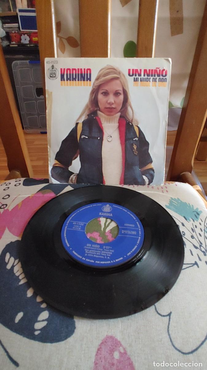 Discos de vinilo: KARINA-SINGLE UN NI&Ntilde;O