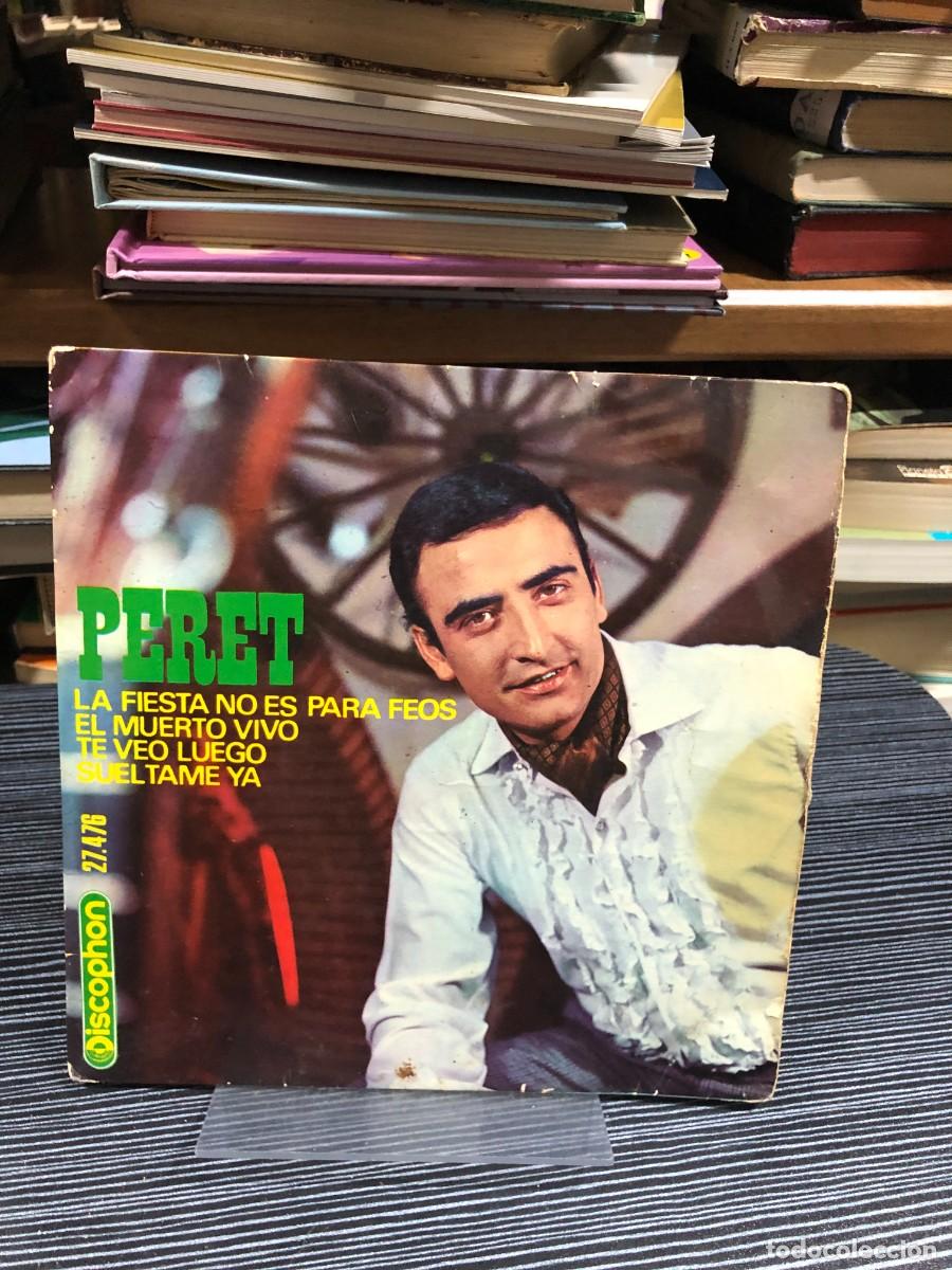 Discos de vinilo: La fiesta no es para feos / El muerto vivo (Discophon 27.476) Peret