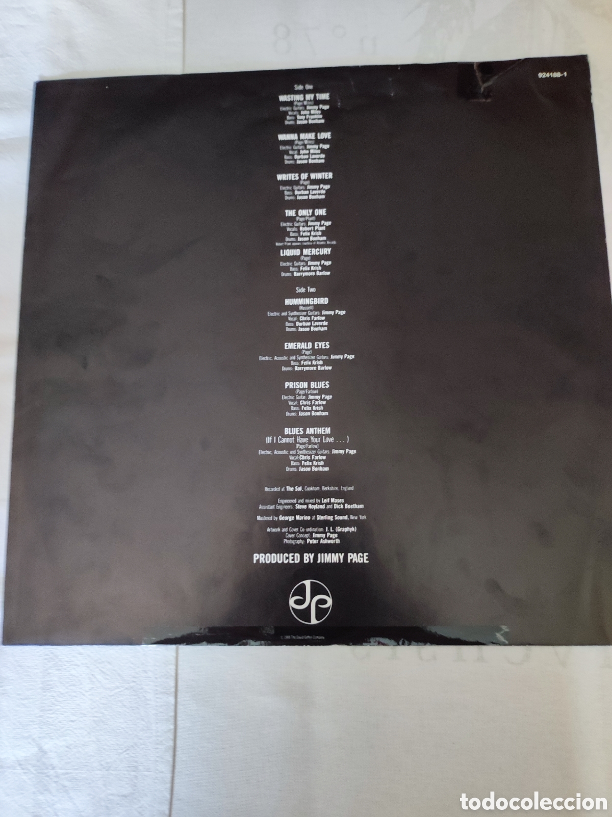 Discos de vinilo: JIMMY PAGE - OUTRIDER - Foto 4