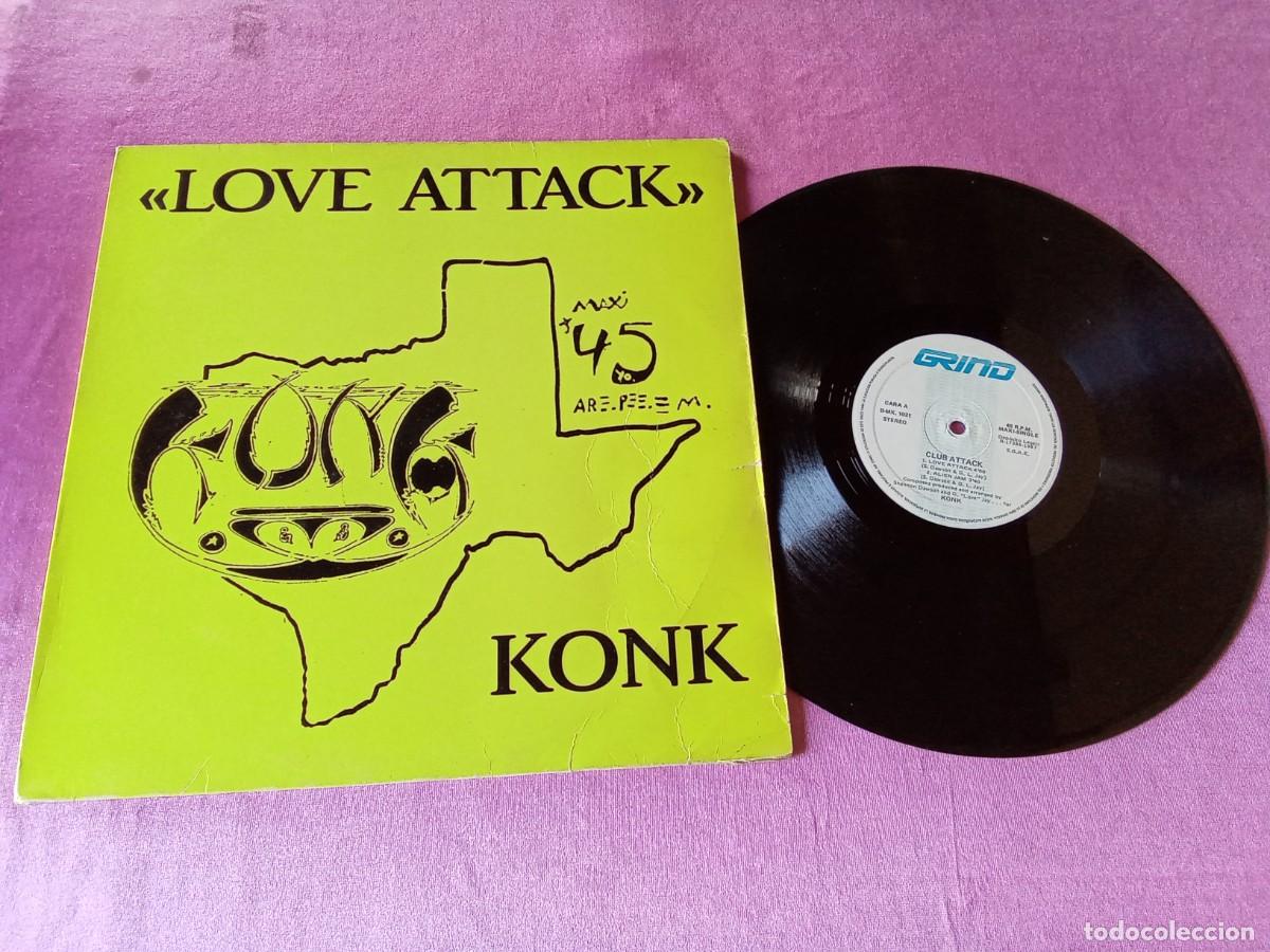 Discos de vinilo: CLUB ATTACK KONK 1987 LP L32 21