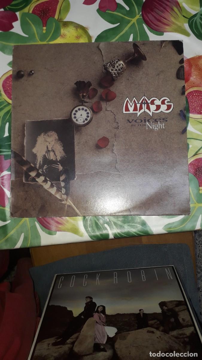 Discos de vinilo: Mass-Voices in the night-1&deg;ESPA-1989-hard rock/Heavy metal(8&euro; CERTI)
