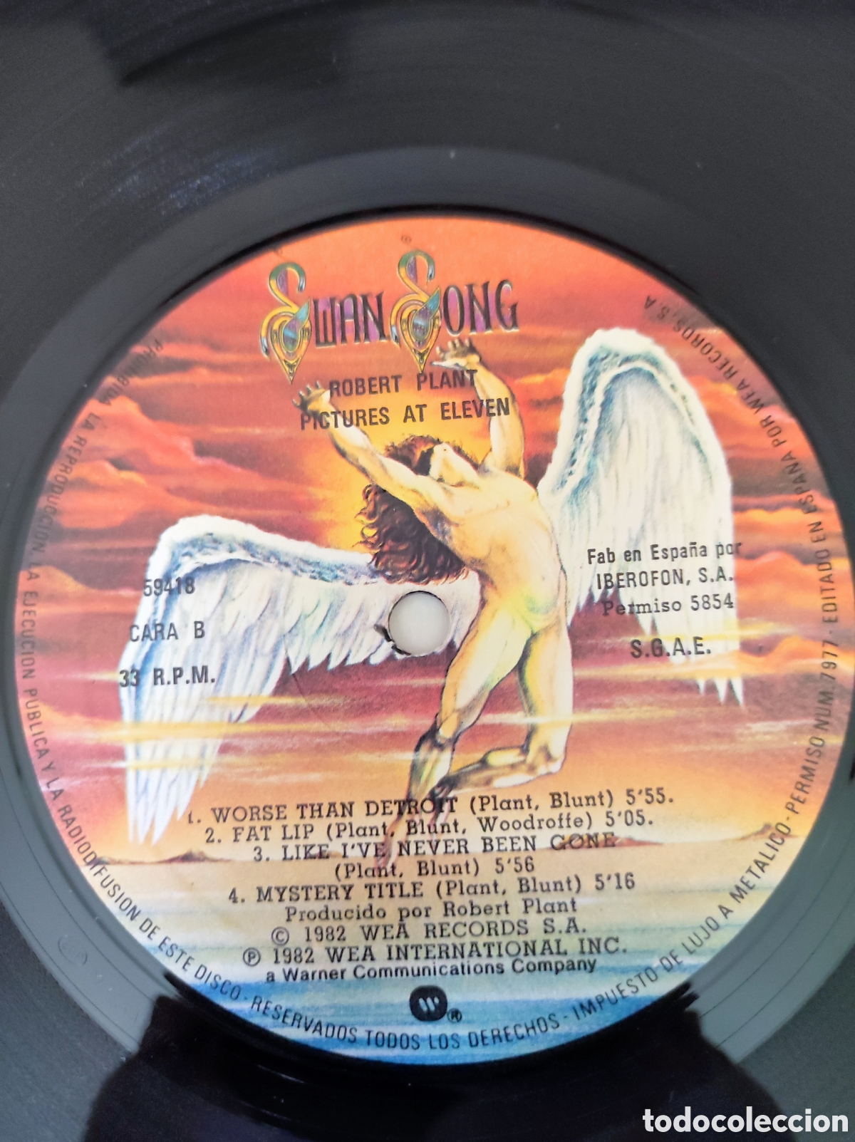 Discos de vinilo: ROBERT PLANT - PICTURES AT ELEVEN - Foto 6