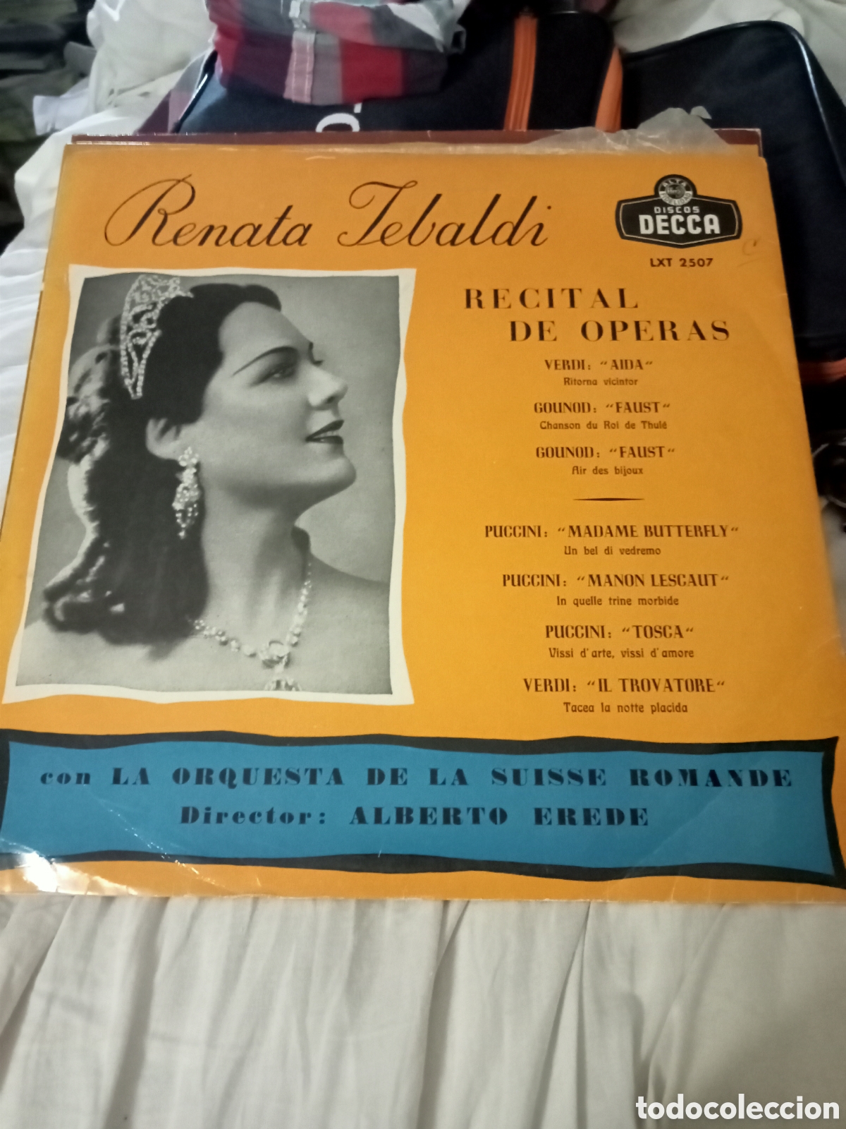 Discos de vinilo: Renata Tebaldi Arias de &oacute;peras