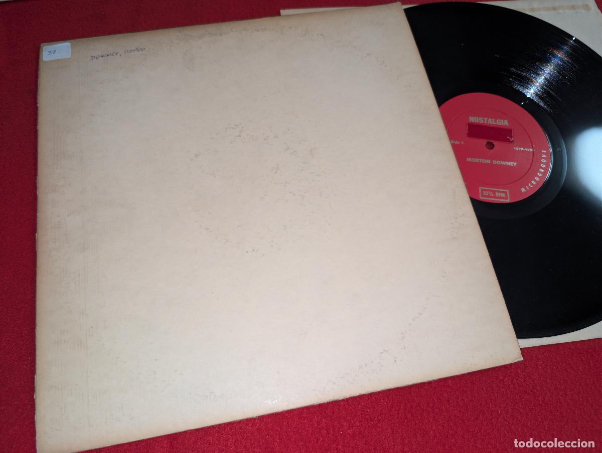 Discos de vinilo: MORTON DOWNEY Nostalgia 12'' original SIGNED FIRMADO procedencia DESCONOCIDA ??