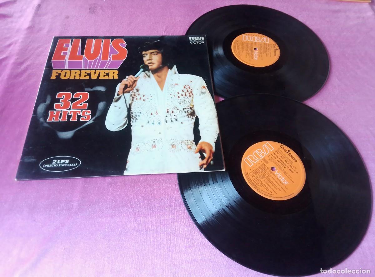 Discos de vinilo: ELVIS FOREVER 32 HITS DOBLE 1974 LP L32 21