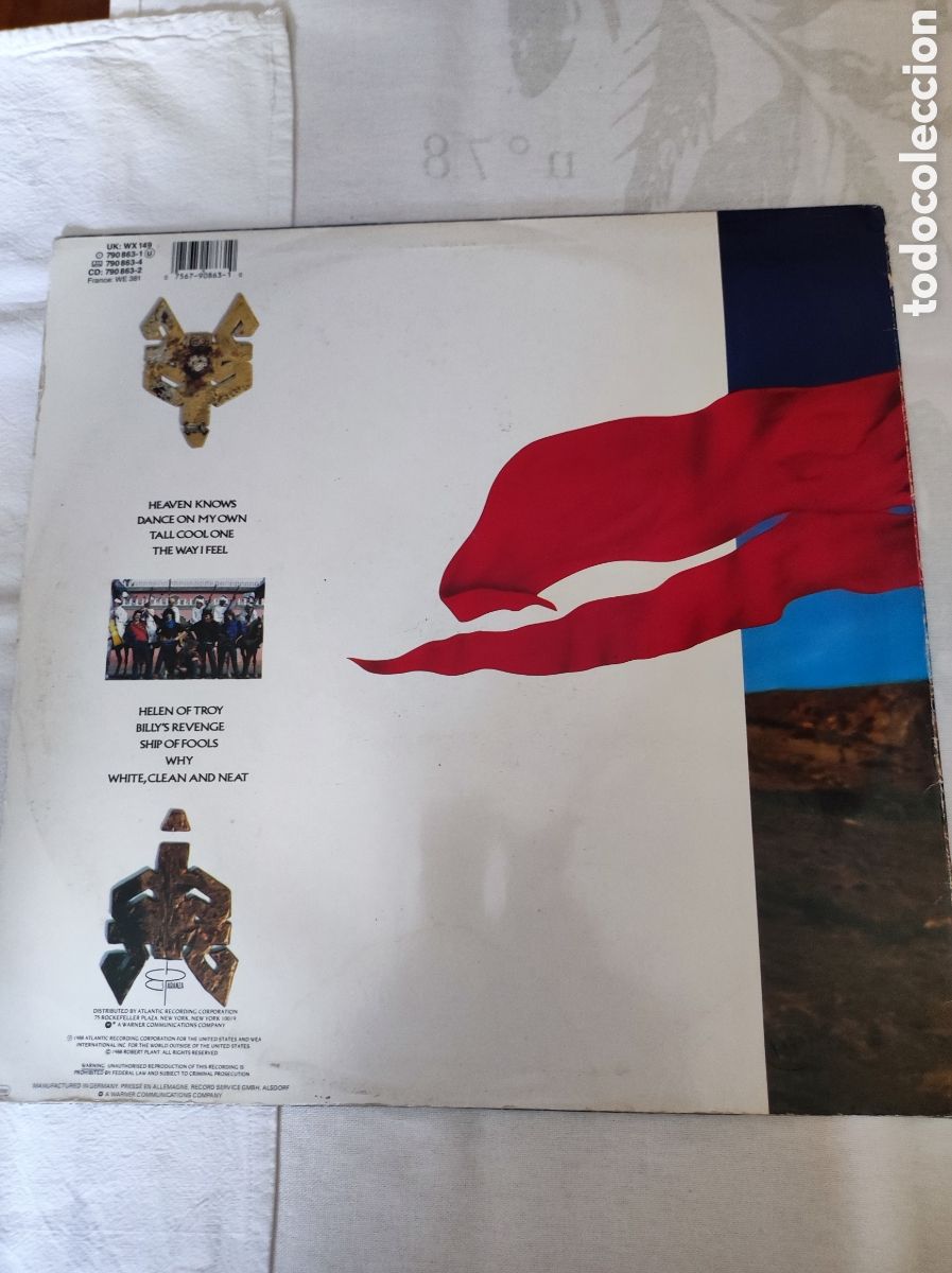 Discos de vinilo: ROBERT PLANT - NOW AND ZEN - Foto 2