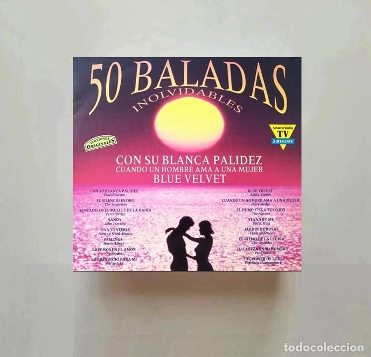 Discos de vinilo: [TRIPLE LP VINILO]. 5O BALADAS INOLVIDABLES. RECOPILATORIO.