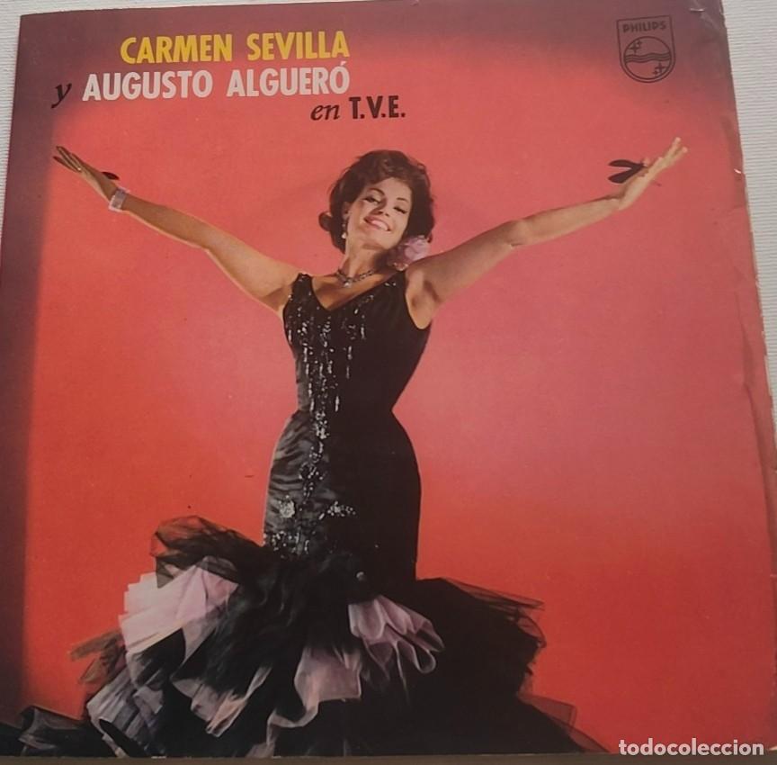 Discos de vinilo: CARMEN SEVILLA AUGUSTO ALGUERO EN TVE-ENSAMORADA+9 MAS-PEDIDO MINIMO 11 EUROS