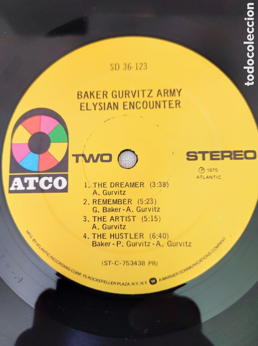 Discos de vinilo: BAKER GURVITZ ARMY - ELYSIAN ENCOUNTER - Foto 7