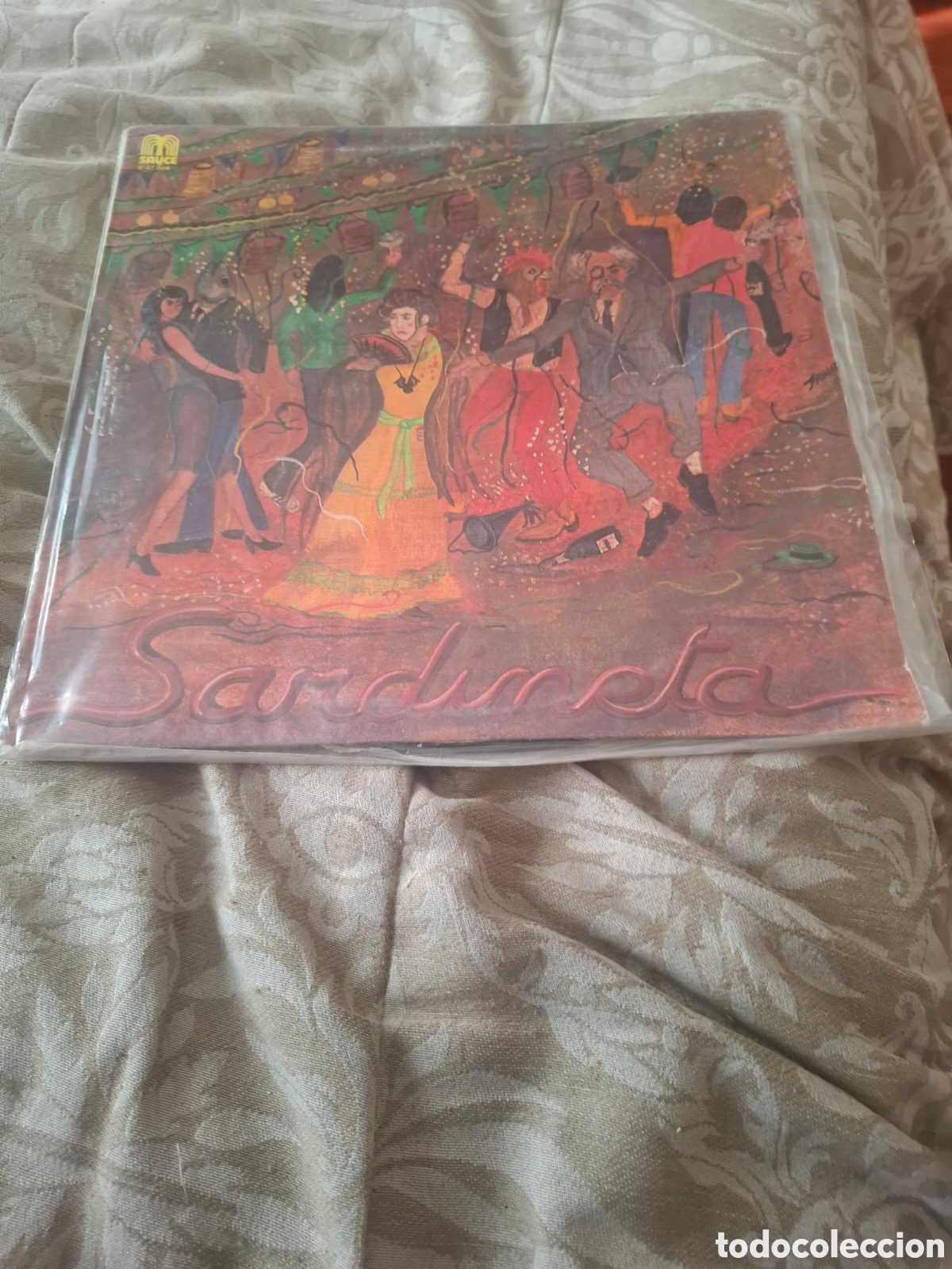 Discos de vinilo: Sardineta 1979 ejemplar de promoci&oacute;n con sello en contraportada