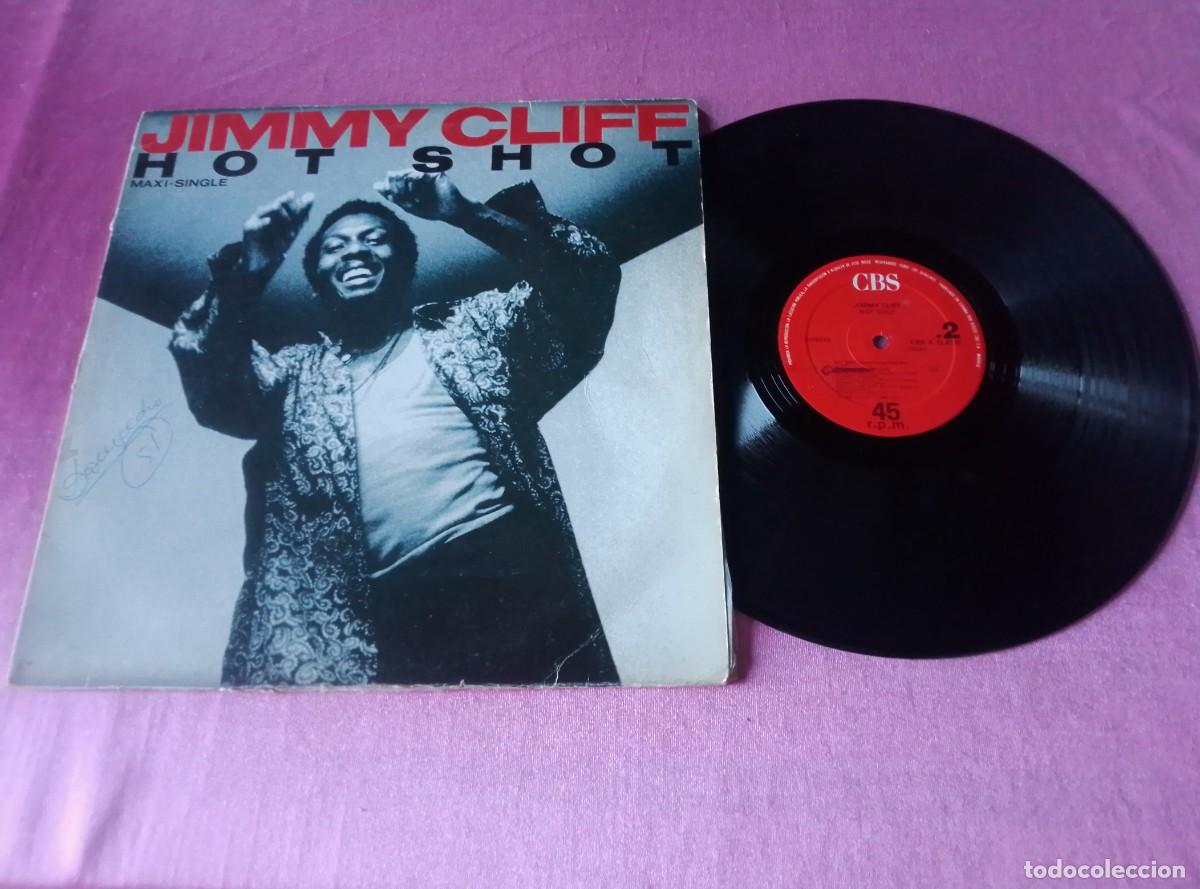 Discos de vinilo: JIMMY CLIFF HOT SHOT MAXI 1985 LP L32 22