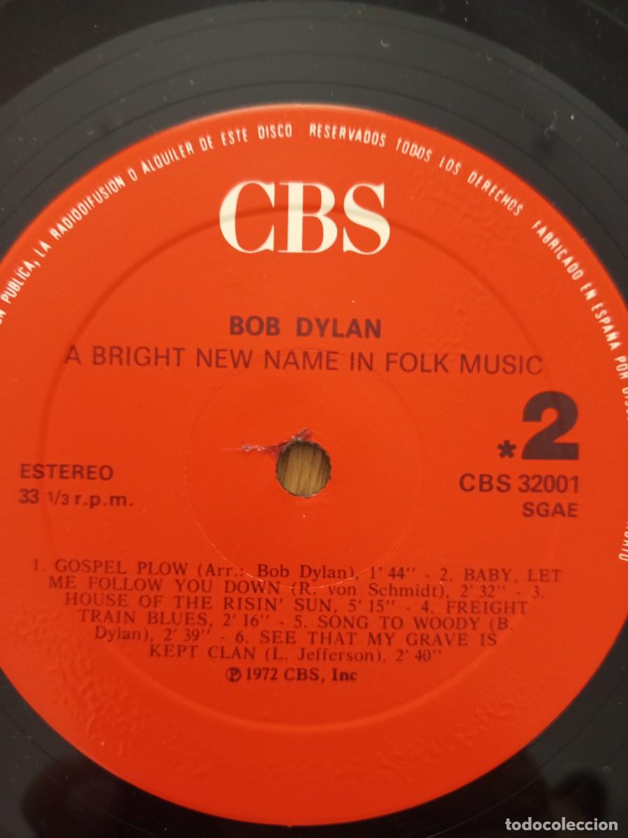 Discos de vinilo: JOYA LP. BOB DYLAN / BB DYLAN / SELLO CBS 32001 / A&Ntilde;O 1972. - Foto 7