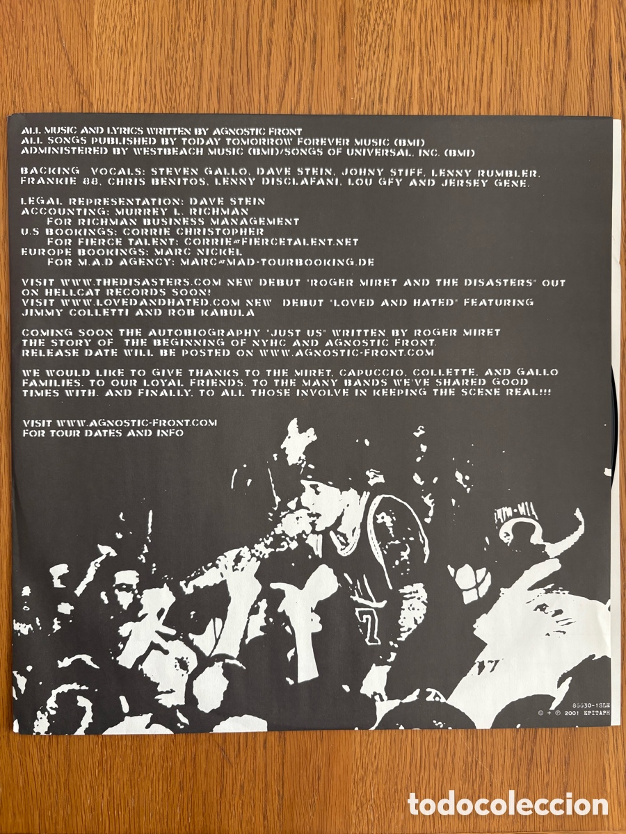 Discos de vinilo: Agnostic Front - Dead Yuppies - LP - Foto 3