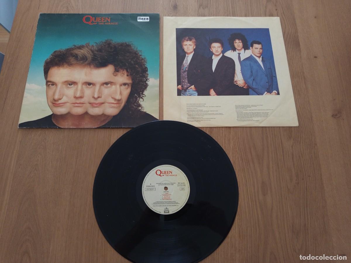 Discos de vinilo: GENIAL LP. QUEEN THE MIRACLE / SELLO EMI 076 79 2357 1 / A&Ntilde;O 1989 / COMPLETO.