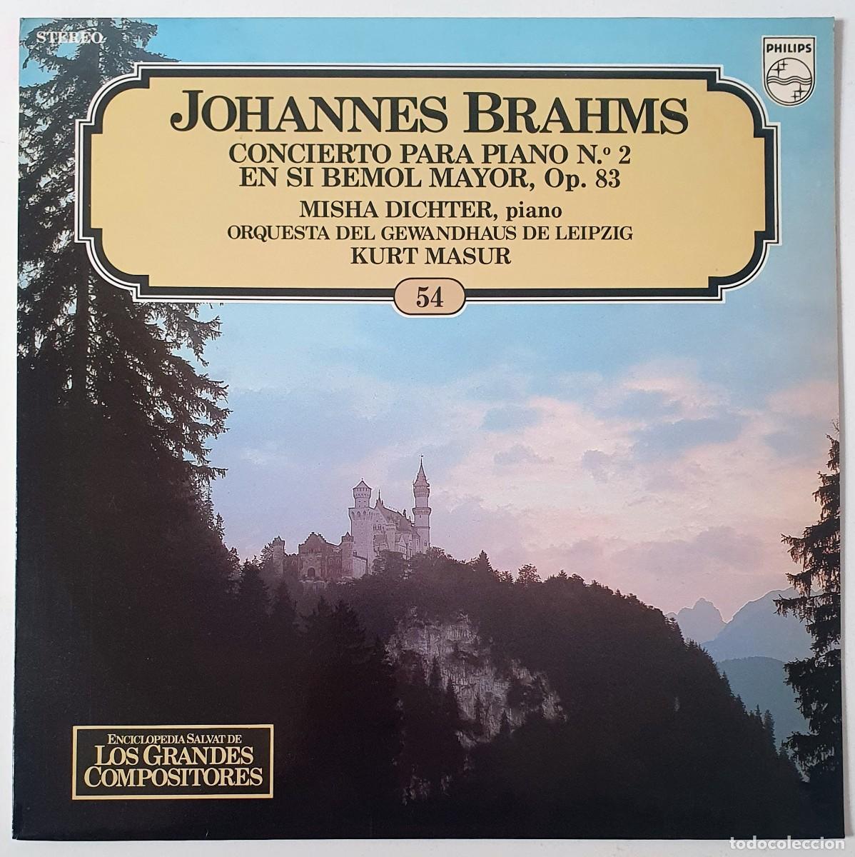Discos de vinilo: Brahms - Enciclopedia Salvat de Los Grandes Compositores - 54
