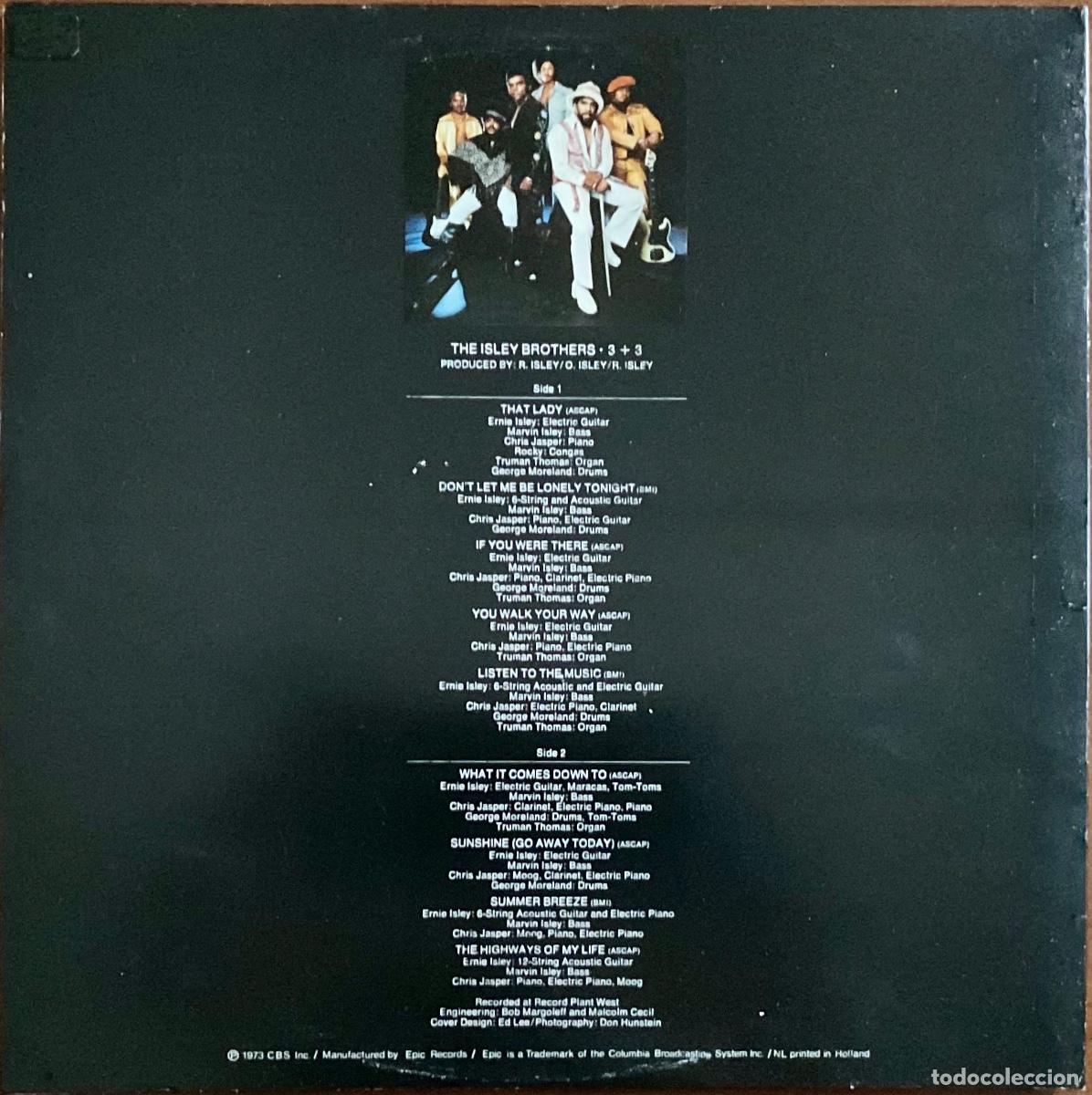 Discos de vinilo: ISLEY BROTHERS, THE - 3 + 3 - Foto 2