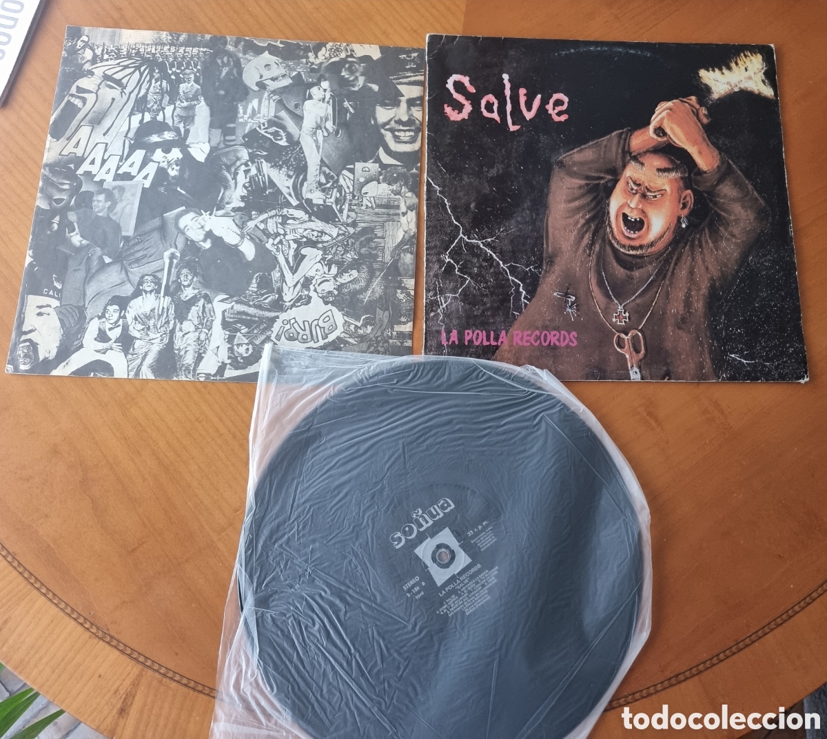 Discos de vinilo: Disco Salve La Polla Records original ved foto