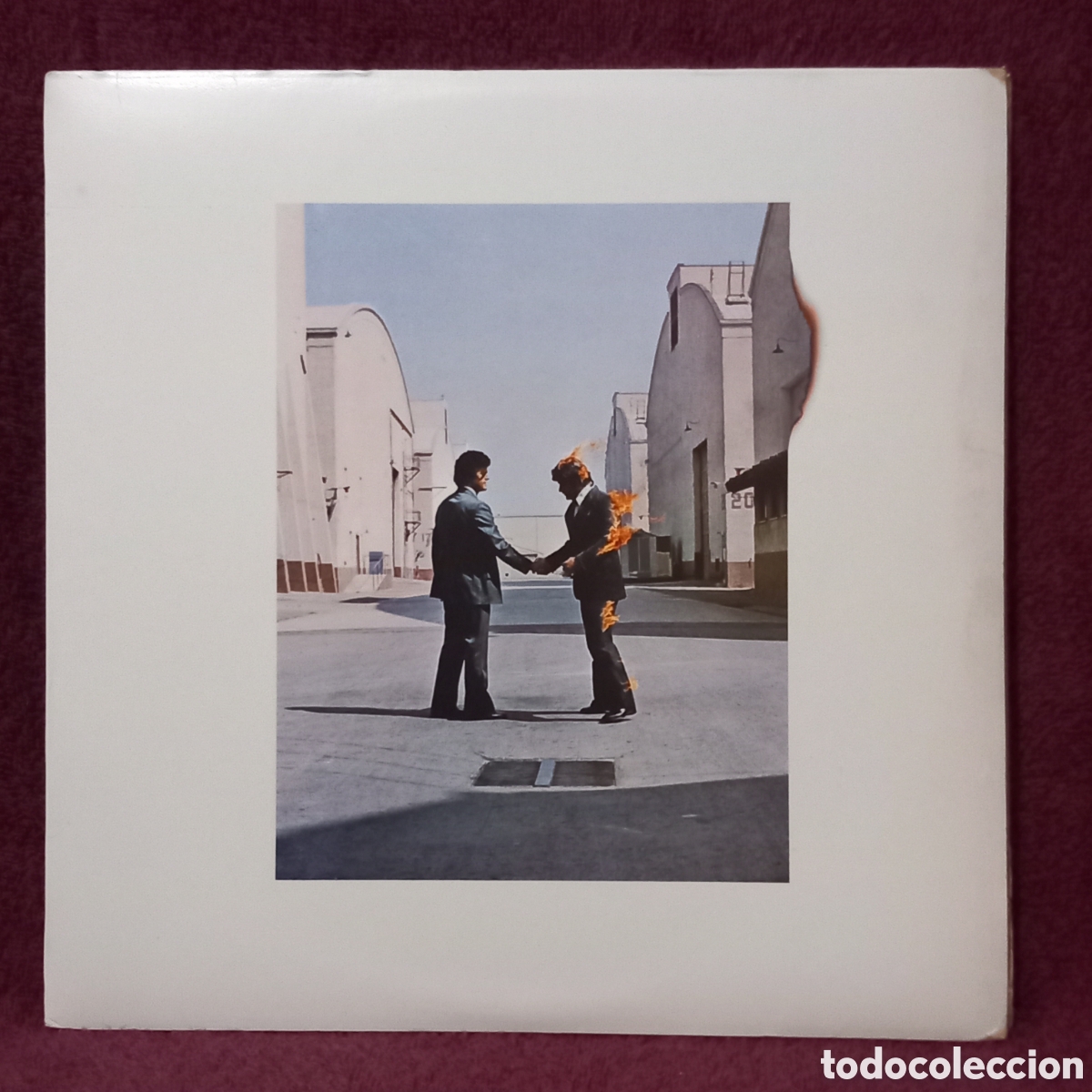 Discos de vinilo: LP PINK FLOYD-WISH YOU WERE HERE+ENCARTE(1975 SPAIN)EXCELENTE ESTADO