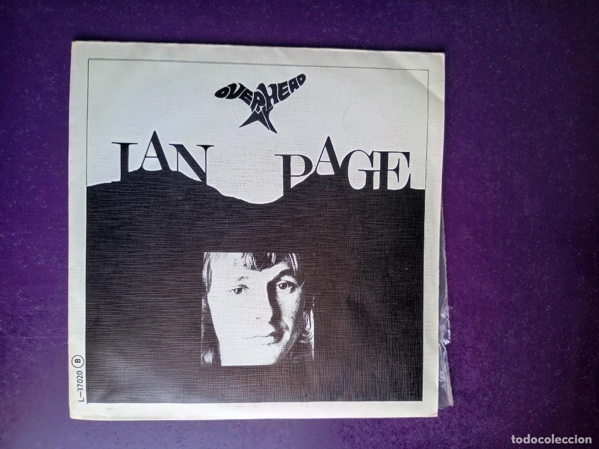 Discos de vinilo: Ian Page &ndash; Over My Head - SG LOGO CFE 1979 POP ROCK 70'S -