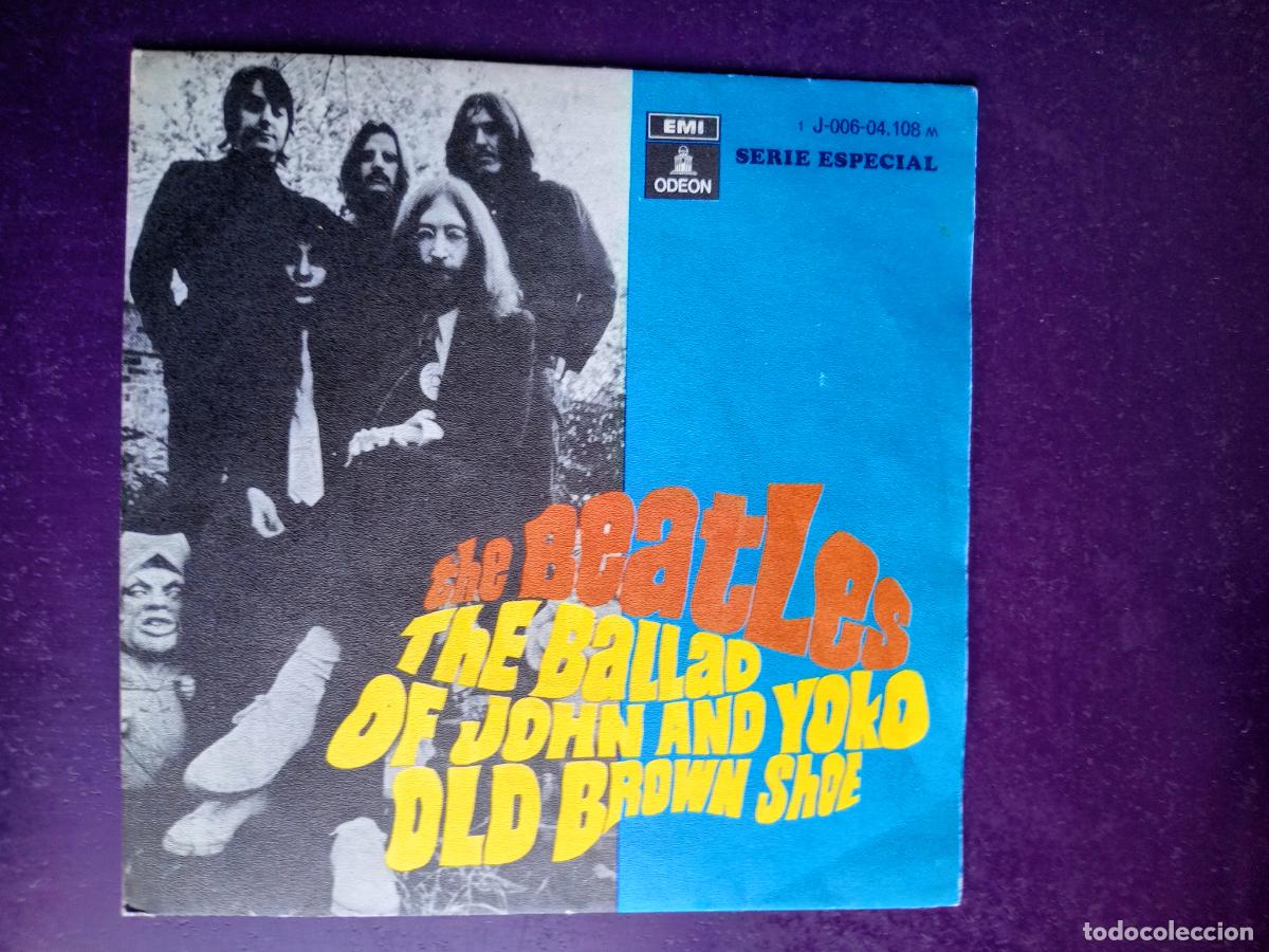 Discos de vinilo: THE BEATLES - THE BALLAD OF JOHN AND YOKO/ OLD BROWN SHOE - SG APPLE - EDICION ESPA&Ntilde;OLA