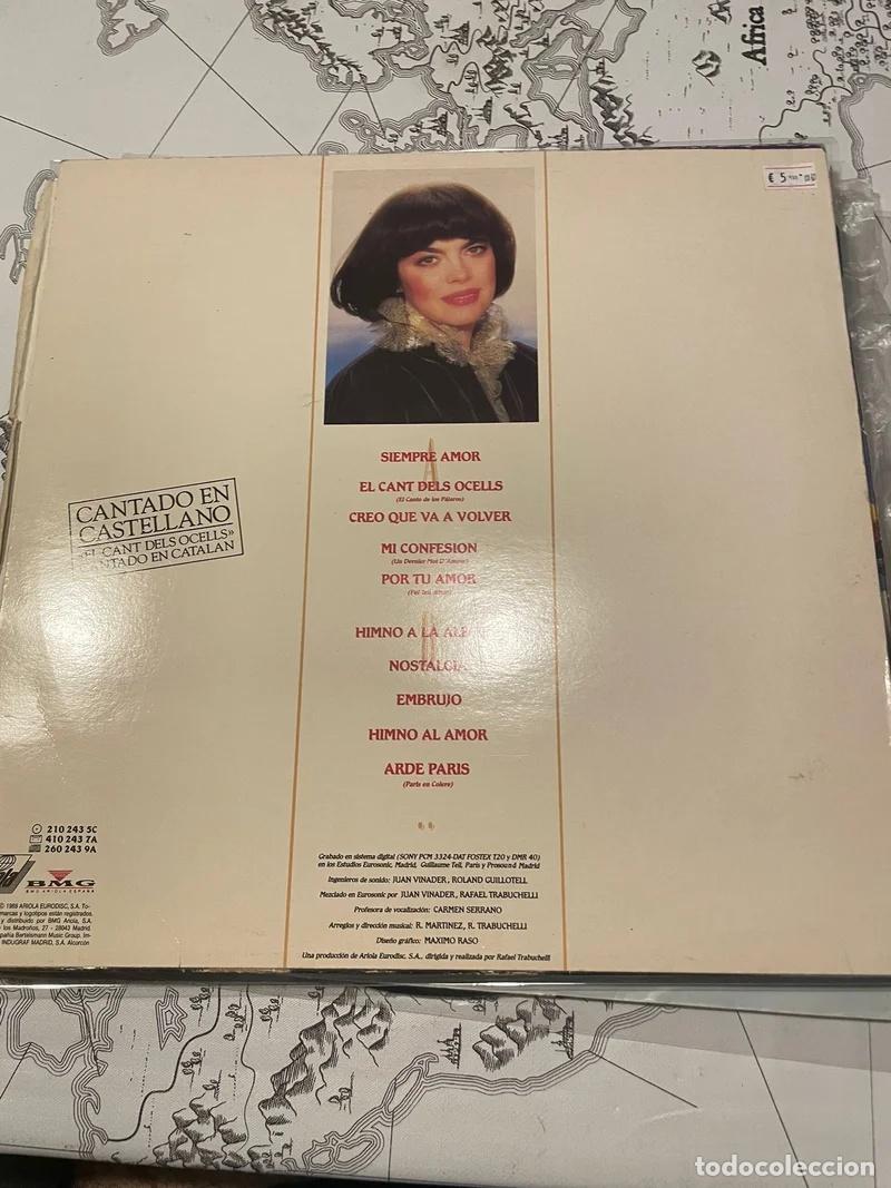 Discos de vinilo: Vinilo Mireille Mathieu Embriyo - Foto 2