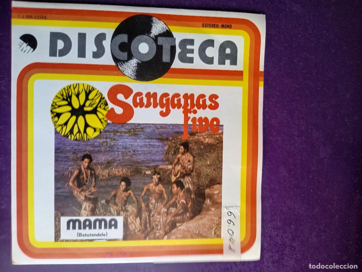 Discos de vinilo: Sanganas Five &ndash; Mama / Hey, Hey - SG EMI 1976 - AFROBEAT, DISCO FUNK