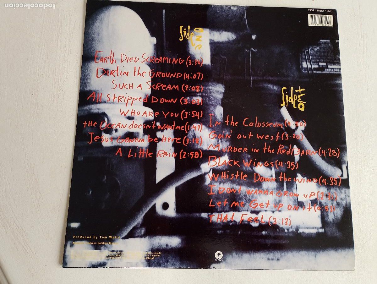 Discos de vinilo: Tom Waits &ndash; Bone Machine, 1992, ed espa&ntilde;ola, Incluye insert - Foto 2