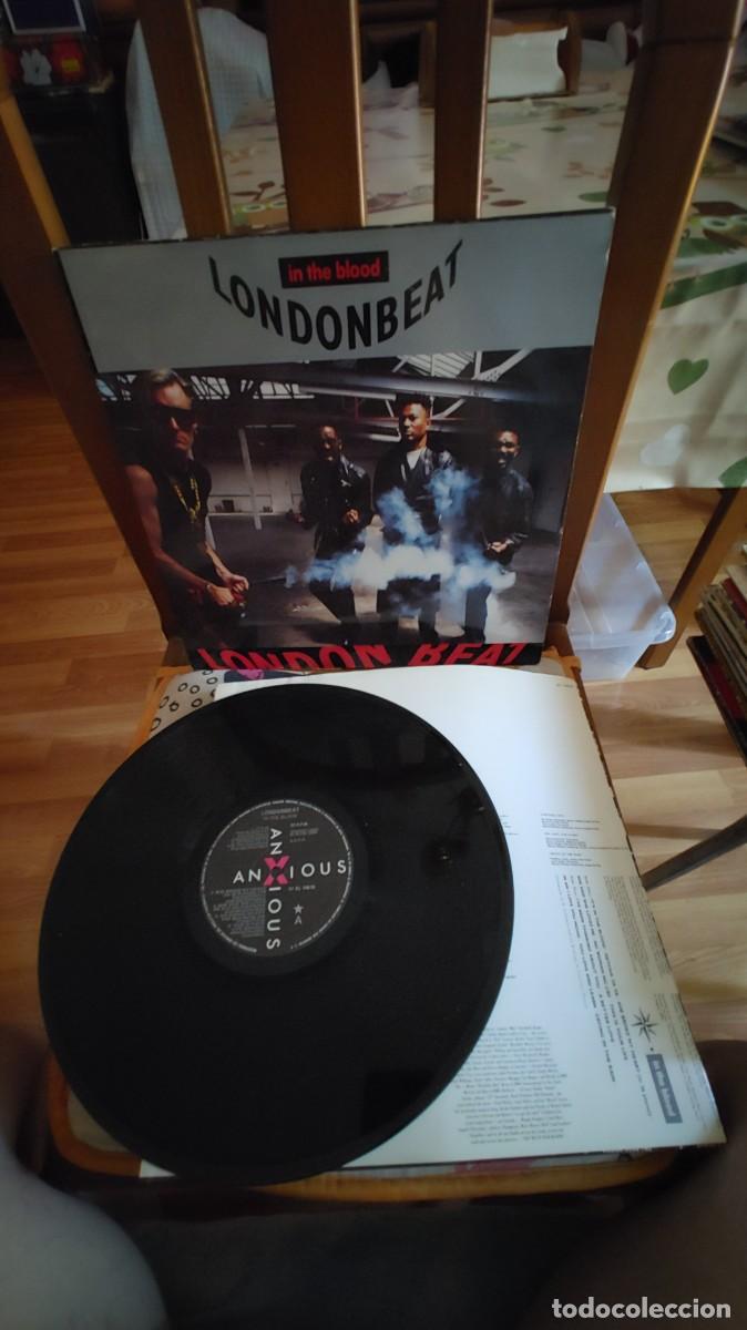 Discos de vinilo: LONDONBEAT-LP IN THE BLOOD-ENCARTE-NUEVO