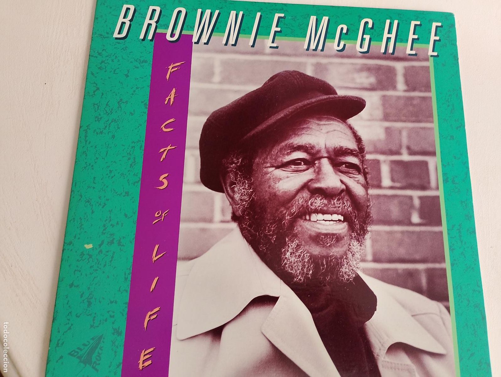Discos de vinilo: Brownie McGhee &ndash; Facts Of Life, 1985, Chicago Blues,