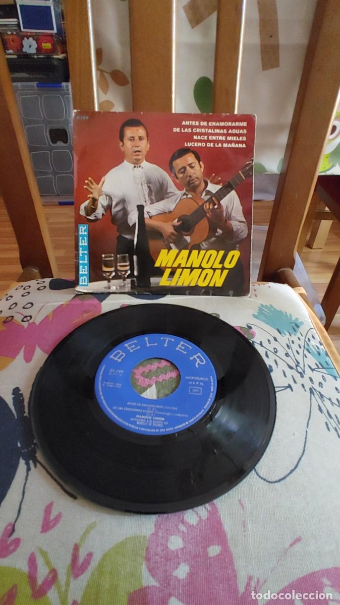 Discos de vinilo: MANOLO LIMON-EP ANTES DE ENAMORARME +3