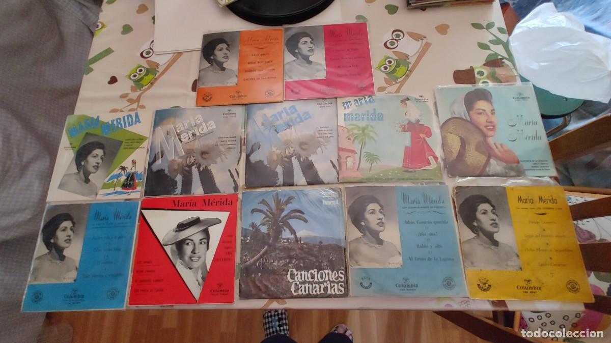 Discos de vinilo: MARIA MERIDA-LOTE DE 12 EPS DIFERENTES
