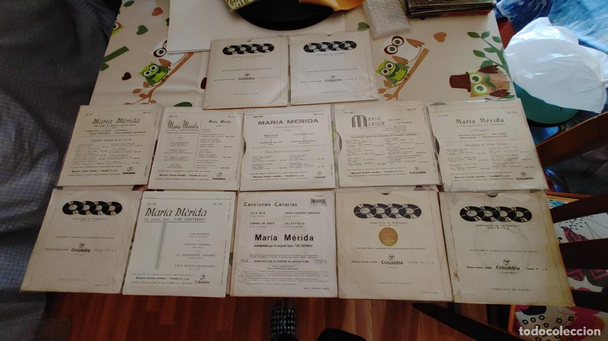 Discos de vinilo: MARIA MERIDA-LOTE DE 12 EPS DIFERENTES - Foto 2