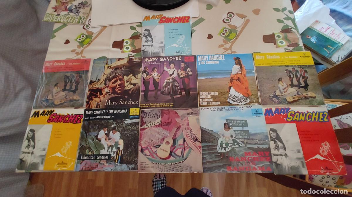 Discos de vinilo: MARY SANCHEZ-LOTE DE 11 EPS DIFERENTES