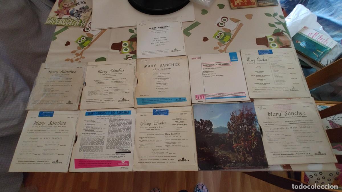 Discos de vinilo: MARY SANCHEZ-LOTE DE 11 EPS DIFERENTES - Foto 2
