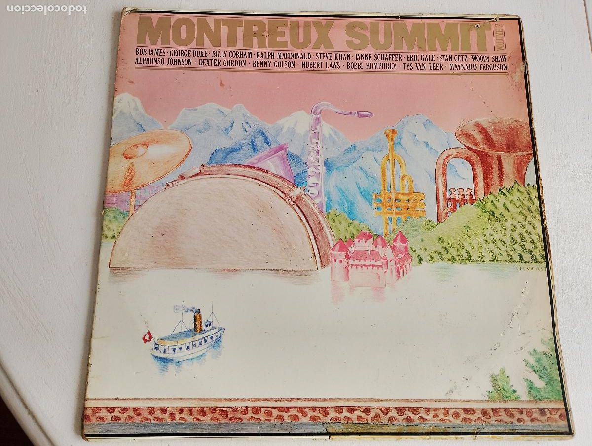 Discos de vinilo: Montreux Summit Volume 2, 1978, azz-Rock, Jazz-Funk, Fusion ed espa&ntilde;ola, 2 LPS