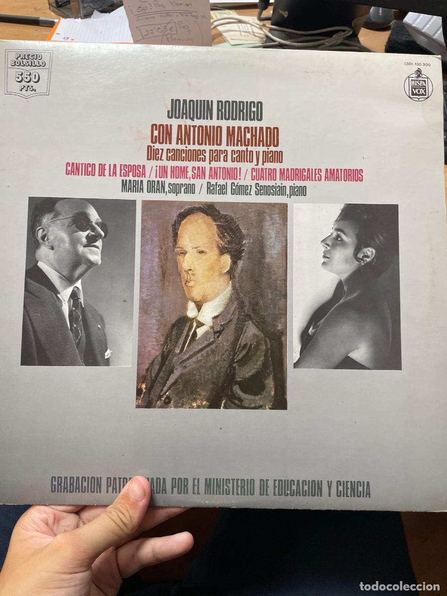 Discos de vinilo: Joaqu&iacute;n Rodrigo con Antonio Machado vinilo