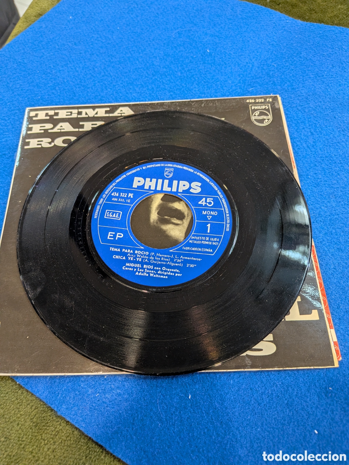 Discos de vinilo: Singles Miguel Rios, 1965. Philips. REF-2092. ca3 - Foto 4