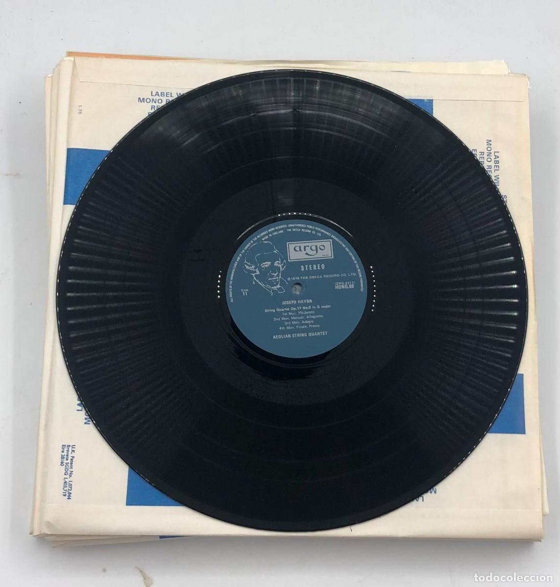 Discos de vinilo: Caja 6 LP Haydn String Quartets Op 9 & 17 - Aeolian String Quartet - Argo Decca UK (1975) - Foto 4