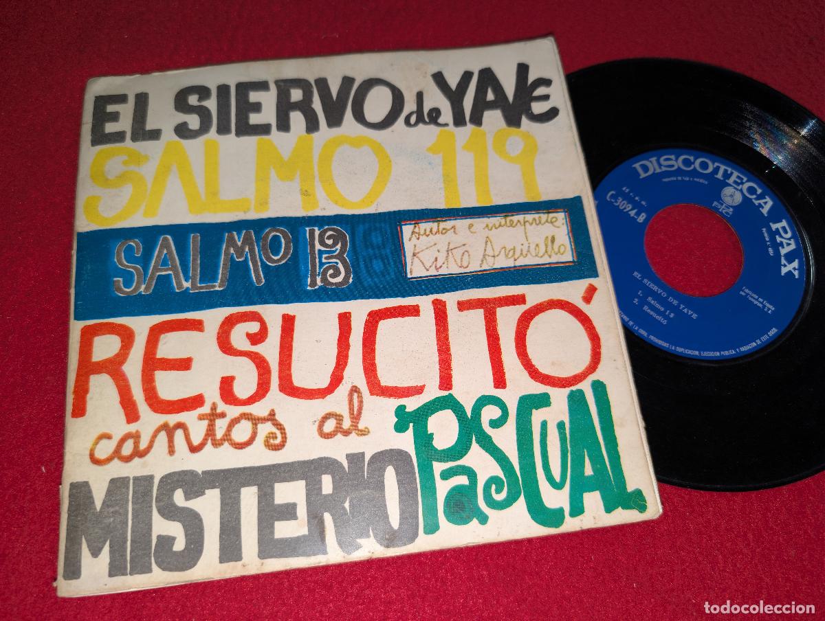 Discos de vinilo: EL SIERVO DE YAVE Salmo 13 ++ EP 7'' 1967 PAX GATEFOLD KIKO ARGUELLO ARG&Uuml;ELLO gatefold