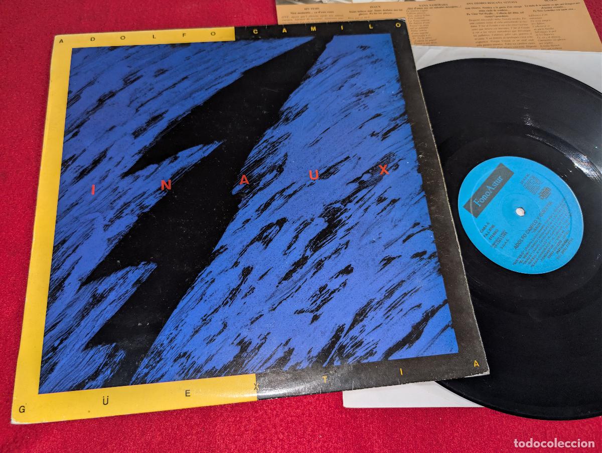 Discos de vinilo: ADOLFO CAMINO Y GUEXTIA Inaux LP 1988 FonoAstur ASTURIAS