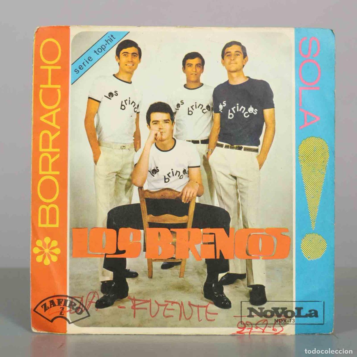 Discos de vinilo: SINGLE. Los Brincos &ndash; Borracho / Sola