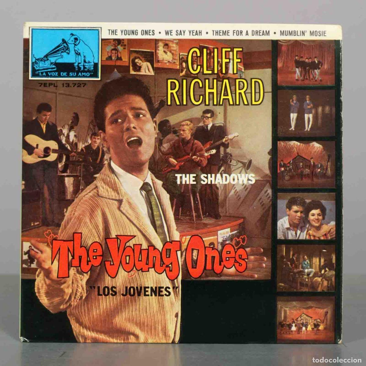 Discos de vinilo: EP. Cliff Richard Con The Shadows &ndash; The Young Ones = Los J&oacute;venes