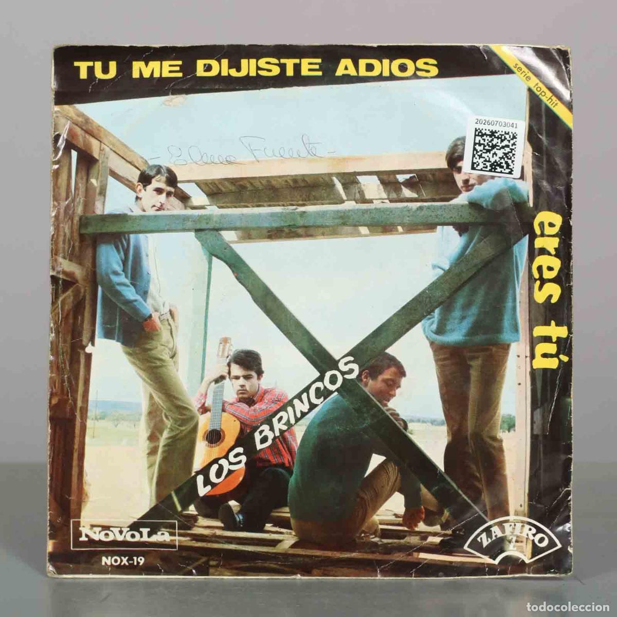 Discos de vinilo: SINGLE. Los Brincos &ndash; Tu Me Dijiste Adios / Eres Tu - Foto 2