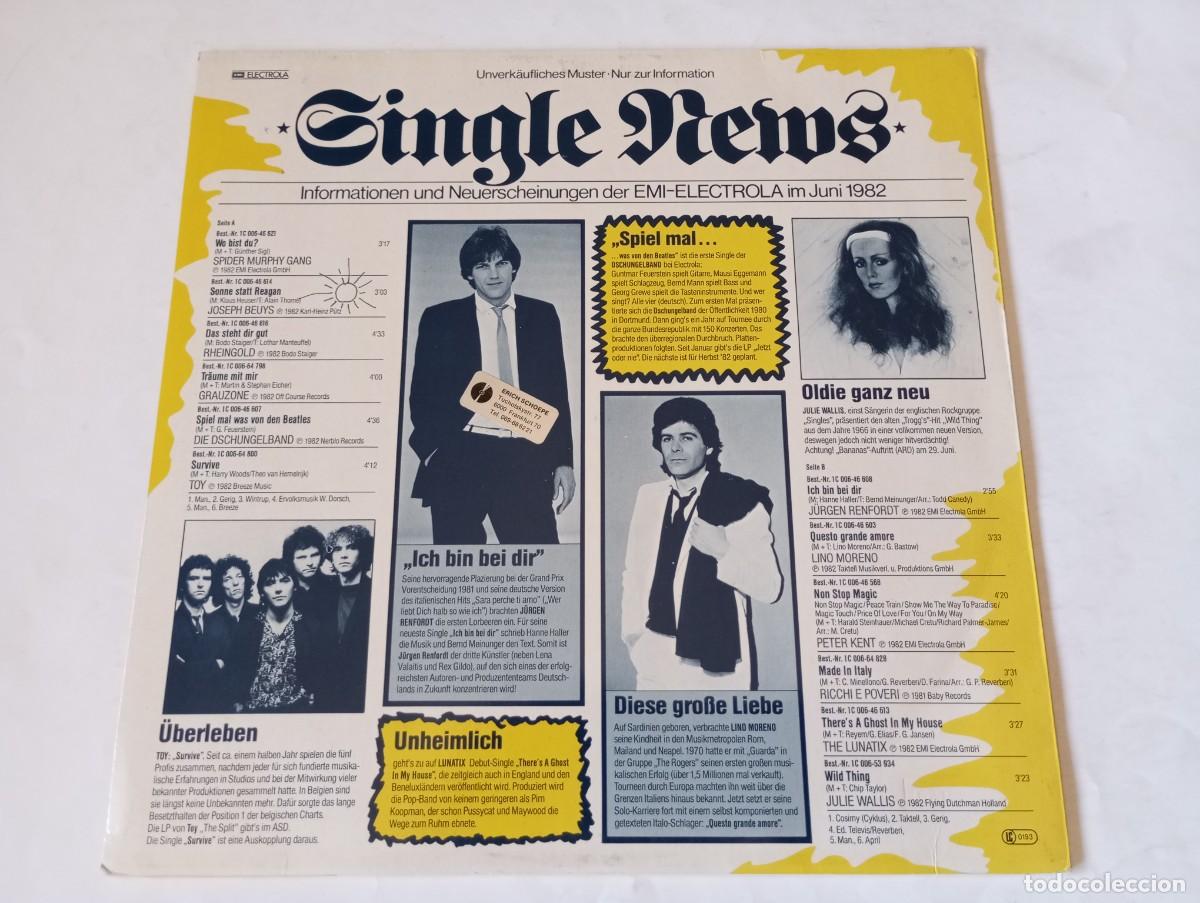 Discos de vinilo: Various &ndash; Single News 482 - LP - 1982 - Foto 2